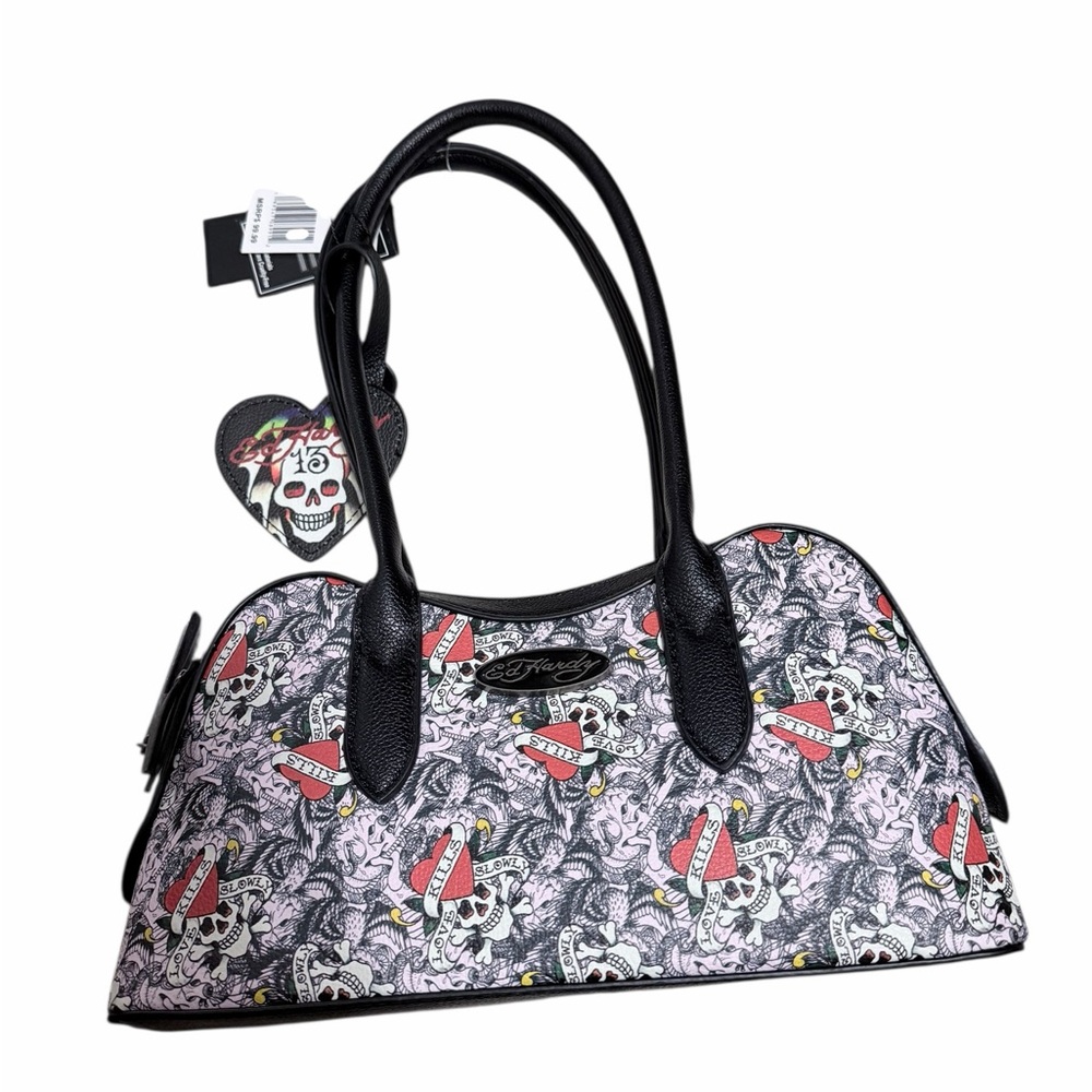 💜🌼NWT Ed Hardy Black and White Women's Bag